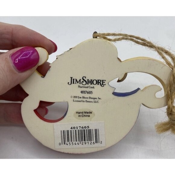 Jim Shore Heartwood Creek Patriotic Angel Eagle Christmas Ornament Lot 2 No Box - Picture 6 of 13